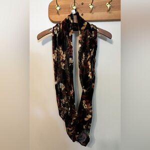J. Jill Infiniti floral scarf